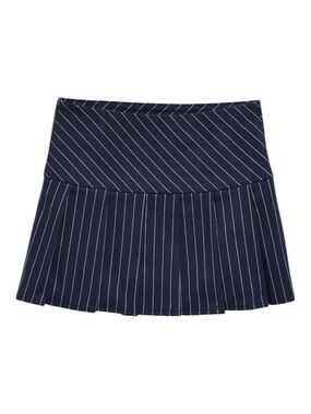 Girls Pleated Twill Skirt Size L 10-12 Navy Blue School Skirt School Uniform NEW